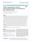 Research paper thumbnail of SPSNet: subpopulation-sensitive network-based analysis of heterogeneous gene expression data