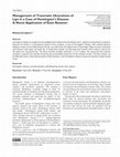 Research paper thumbnail of Management of Traumatic Ulcerations of Lips in a Case of Huntington’s Disease: A Novel Application of Essix Retainer