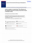 Research paper thumbnail of Cause, catalyst or conjunction? The influence of the Habitats Directive on policy instrument choice in Member States