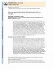 Research paper thumbnail of Vaccines against tuberculosis: moving forward with new concepts