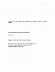 Research paper thumbnail of Gender and Trade: Impacts and Implications for Financial Resources for Gender Equality