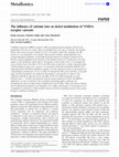 Research paper thumbnail of The influence of calcium ions on nickel modulation of NMDA receptor currents