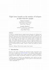 Research paper thumbnail of Tight lower bounds on the number of bicliques in false-twin-free graphs