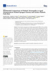 Research paper thumbnail of Multimodal Comparison of Diabetic Neuropathy in Aged Streptozotocin-Treated Sprague–Dawley and Zucker Diabetic Fatty Rats