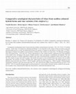 Research paper thumbnail of Comparative oenological characteristics of wines from seedless coloured hybrid forms and vine varieties (Vitis vinifera L