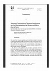 Research paper thumbnail of Automatic Termination of Women`s Employment as a Sex Discrimination: the  Moraru and Marin Case in Focus