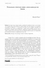 Research paper thumbnail of Totalidade e finitude Artigos / Articles ToTalidade e finiTude: sobre a singularização em sarTre