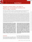 Research paper thumbnail of Remission, treatment failure, and relapse in pediatric ALL: an international consensus of the Ponte-di-Legno Consortium