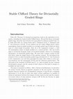 Research paper thumbnail of Stable Clifford theory for divisorially graded rings