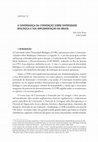 Research paper thumbnail of A Governança da Convenção sobre Diversidade Biológica e sua implementação no Brasil