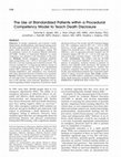 Research paper thumbnail of The Use of Standardized Patients within a Procedural Competency Model to Teach Death Disclosure