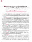 Research paper thumbnail of Imatinib after induction for treatment of children and adolescents with Philadelphia-chromosome-positive acute lymphoblastic leukaemia (EsPhALL): a randomised, open-label, intergroup study