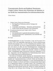 Research paper thumbnail of Transnationales Recht und Radikale Demokratie. Claude Leforts Theorie des Politischen als Rahmen einer Kritik des Investitionsschutzrechts (Nomos 2016)