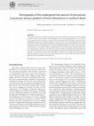 Research paper thumbnail of Demography of the endangered tree species Ocotea porosa (Lauraceae) along a gradient of forest disturbance in southern Brazil