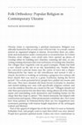 Research paper thumbnail of Letters from Heaven: Popular Religion in Russia and Ukraine;Sacred Stories: Religion and Spirituality in Modern Russia