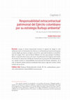 Research paper thumbnail of Capítulo 3. Responsabilidad extracontractual patrimonial del Ejército colombiano por su estrategia Burbuja ambiental