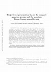 Research paper thumbnail of Projective representation theory for compact quantum groups and the quantum Baum-Connes assembly map