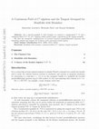 Research paper thumbnail of A continuous field of <mml:math xmlns:mml="http://www.w3.org/1998/Math/MathML" altimg="si1.gif" overflow="scroll"><mml:msup><mml:mi>C</mml:mi><mml:mo>∗</mml:mo></mml:msup></mml:math>-algebras and the tangent groupoid for manifolds with boundary