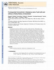 Research paper thumbnail of Frontoparietal connectivity in substance-naïve youth with and without a family history of alcoholism