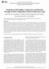 Research paper thumbnail of Prediction of Flowability, Compressive and Flexural Strength on Self-Compacting Concrete Using Fuzzy Logic