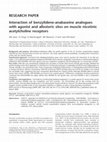 Research paper thumbnail of Interaction of benzylidene-anabaseine analogues with agonist and allosteric sites on muscle nicotinic acetylcholine receptors