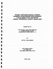 Research paper thumbnail of PHASE I ARCHAEOLOGICAL SURVEY HARMONY ROAD BRIDGE REPLACEMENT  F16-24 OVER LITTLE CATOCTIN  CREEK, FREDERICK COUNTY, MARYLAND