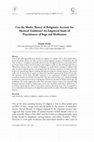 Research paper thumbnail of Can the Modes Theory of Religiosity Account for Mystical Traditions? An Empirical Study of Practitioners of Yoga and Meditation