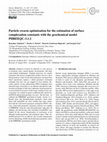 Research paper thumbnail of Particle swarm optimization for the estimation of surface complexation constants with the geochemical model PHREEQC-3.1.2