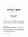 Research paper thumbnail of Achieving Sustainable Cities in Saudi Arabia