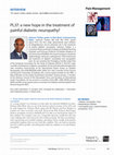 Research paper thumbnail of PL37: a new hope in the treatment of painful diabetic neuropathy?