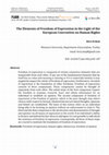 Research paper thumbnail of The Elements of Freedom of Expression in the Light of the European Convention on Human Rights