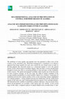 Research paper thumbnail of Multidimensional Analysis of Precipitation in Central-Northern Region of Algeria