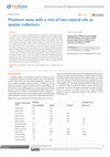 Research paper thumbnail of Flotation tests with a mix of two natural oils as apatite collectors