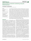 Research paper thumbnail of Sharing Data for Production Scheduling Using the ISA-95 Standard