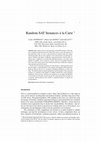 Research paper thumbnail of Random SAT Instances à la Carte