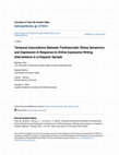 Research paper thumbnail of Temporal Associations Between Posttraumatic Stress Symptoms and Depression in Response to Online Expressive Writing Interventions in a Hispanic Sample