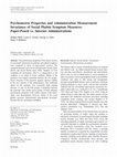 Research paper thumbnail of Psychometric Properties and Administration Measurement Invariance of Social Phobia Symptom Measures: Paper-Pencil vs. Internet Administrations