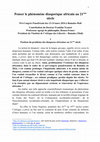 Research paper thumbnail of Penser le phénomène diasporique africain au 21ème siècle ( Contribution du Dr Franklin Nyamsi, le 14 mars 2024)