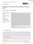 Research paper thumbnail of Geographies of inland waterscapes: Thinking with watery places