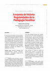 Research paper thumbnail of A manera de historia: regularidades de la pedagogía Soviética