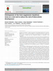 Research paper thumbnail of Development of the food supplement Nyaditum resae as a new tool to reduce the risk of tuberculosis development