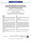 Research paper thumbnail of Factors Affecting Mortality and Complications in Mushroom Poisonings Over a 20 Year Period: A Report from Central Anatolia Yirmi Yilda Mantar Zehirlenmelerinde Mortalite ve Komplikasyonu Etkileyen Faktörler: Anadolu'dan Bir Rapor