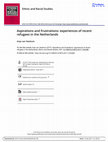 Research paper thumbnail of Aspirations adn Frustrations: experiences of recent refugees in the Netherlands