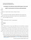 Research paper thumbnail of Understanding the joint impacts of soil architecture and microbial dynamics on soil functions: Insights derived from microscale models