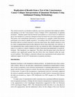 Research paper thumbnail of Replication of Results from a Test of the Consciousness Causes Collapse Interpretation of Quantum Mechanics Using Subliminal Priming Methodology