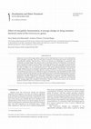 Research paper thumbnail of Effect of mesophilic fermentation of sewage sludge on drug-resistant bacteria count of the Enterococcus genus