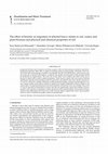 Research paper thumbnail of The effect of biochar on migration of selected heavy metals to soil, waters and plant biomass and physical and chemical properties of soil