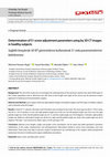 Research paper thumbnail of Determination of S1 screw adjustment parameters using by 3D CT images in healthy subjects