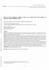 Research paper thumbnail of Effect of stress mangment training on Stress and Anxiety level of the mothers of peremature infants admitted to NICU