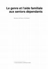 Research paper thumbnail of Genre et aide familiale aux seniors dépendants